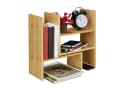 relaxdays Tischregal Bambus Verstellbar Natur Bild 2