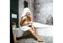 RELAXDAYS Toilettenpapierhalter WC Garnitur Bambus Silber Bild 3