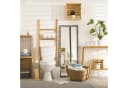 RELAXDAYS Toilettenpapierhalter WC Garnitur Bambus Silber Bild 5