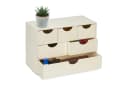 RELAXDAYS Schubladenbox Holz 6 Fächer Natur Bild 2