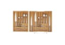 RELAXDAYS Besteckkasten Bambus Ausziehbar Natur Bild 3
