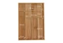relaxdays Besteckkasten Bambus 6 Fächer Natur Bild 5