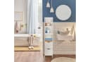 relaxdays Badregal Badezimmerschrank weiß Landhausstil Bild 5