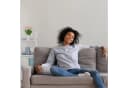 relaxdays Standregal weiß 4 Ebene Leiter Design MDF Bild 3