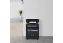 relaxdays Rollcontainer mit Tastaturauszug Schwarz Bild 1