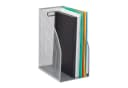 relaxdays Organizer Stehsammler Metall Silber Mesh Bild 2