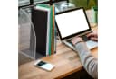 relaxdays Organizer Stehsammler Metall Silber Mesh Bild 3