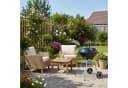 relaxdays Kugelgrill mit Deckel und Aschesammler Schwarz Bild 1