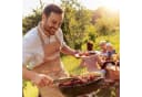 relaxdays Kugelgrill mit Deckel und Aschesammler Schwarz Bild 5