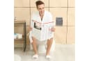 relaxdays Toilettenpapierhalter mit Ablage Grau/Weiß Bild 1