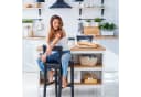 relaxdays Aufbewahrungsbox mit Deckel Bambus Bild 3