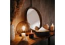 relaxdays Papiertuchbox Schwarz mit Bambusdeckel Bild 1