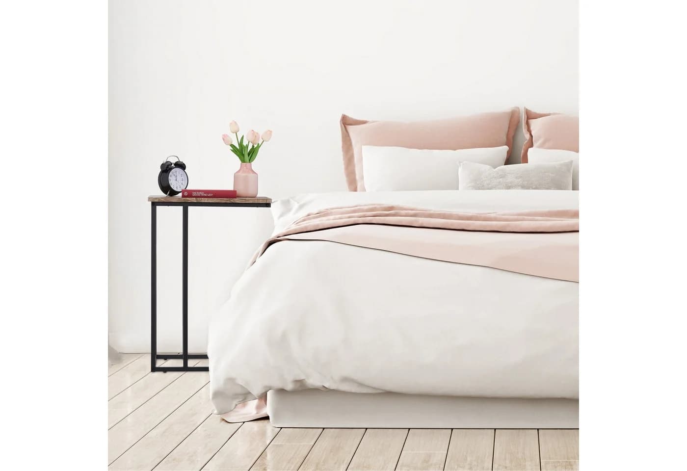 relaxdays Beistelltisch Industrial C-Form Schwarz - Bild 5