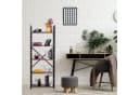 relaxdays Standregal Industrie 5 Ebenen Braun/Schwarz Bild 1