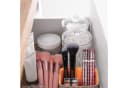 relaxdays Aufbewahrungskorb 5-teiliger Schubladen Organizer Filz Grau-Orange Bild 5