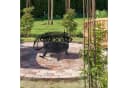 RELAXDAYS Feuerschale mit Grillrost & Funkenschutz Schwarz Bild 5