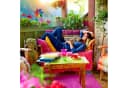 relaxdays Deko-Windrad 2er Set Bunt Holz & Kunststoff Bild 5