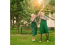 relaxdays Gartenbank mit Rosenmuster Bild 3
