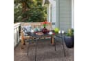 Relaxdays Klapptisch Gartentisch klappbar Metall Anthrazit Bild 1