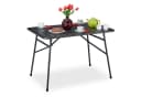 Relaxdays Klapptisch Gartentisch klappbar Metall Anthrazit Bild 2