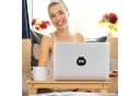 relaxdays Laptoptisch Klappbar Bambus Höhenverstellbar mit Schublade Bild 5