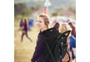 relaxdays Campinghocker Schwarz Klappbar mit Rucksack-Tragegurten und Tasche Bild 5