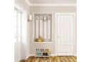 relaxdays Schuhregal Holz Kiefernholz 2 Ebenen Bild 5