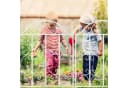 relaxdays Gartenzaun Weiß 3er Set aus Stahl mit Verzierungen Bild 3