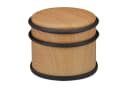 relaxdays Türstopper 2er Set Holzoptik Braun Bild 2