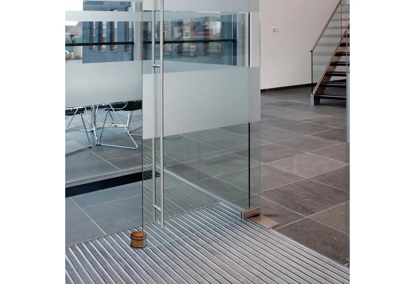 relaxdays Türstopper 2er Set Holzoptik Dunkelbraun - Bild 5