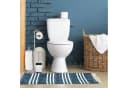 relaxdays Toilettenpapierhalter WC Garnitur Edelstahl Silber Bild 1