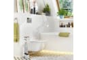 relaxdays Toilettenpapierhalter WC Garnitur Edelstahl Silber Bild 5