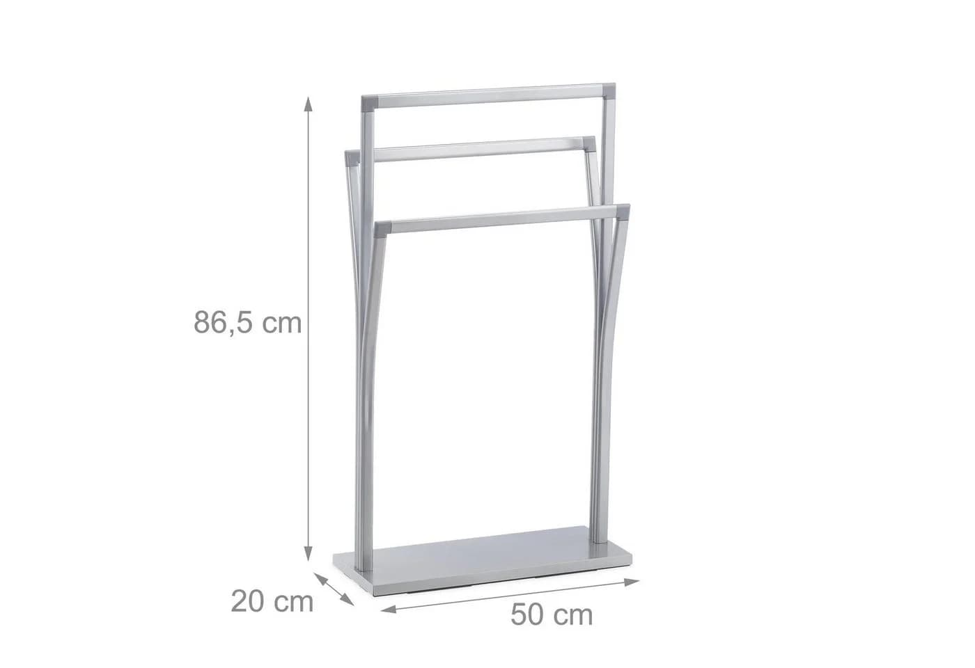 relaxdays Handtuchhalter Stehend Silber - Bild 4