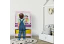 relaxdays Kinderregal mit Tafel und Hocker Bunt Bild 3