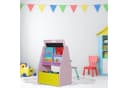 relaxdays Kinderregal mit Tafel und Hocker Bunt Bild 5