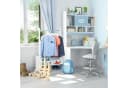 relaxdays Kleiderständer für Kinder Hunde Motiv Blau/Weiß Bild 5