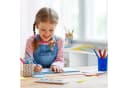 relaxdays Kinderschreibtisch mit Schubladen Weiß/Grau Bild 3