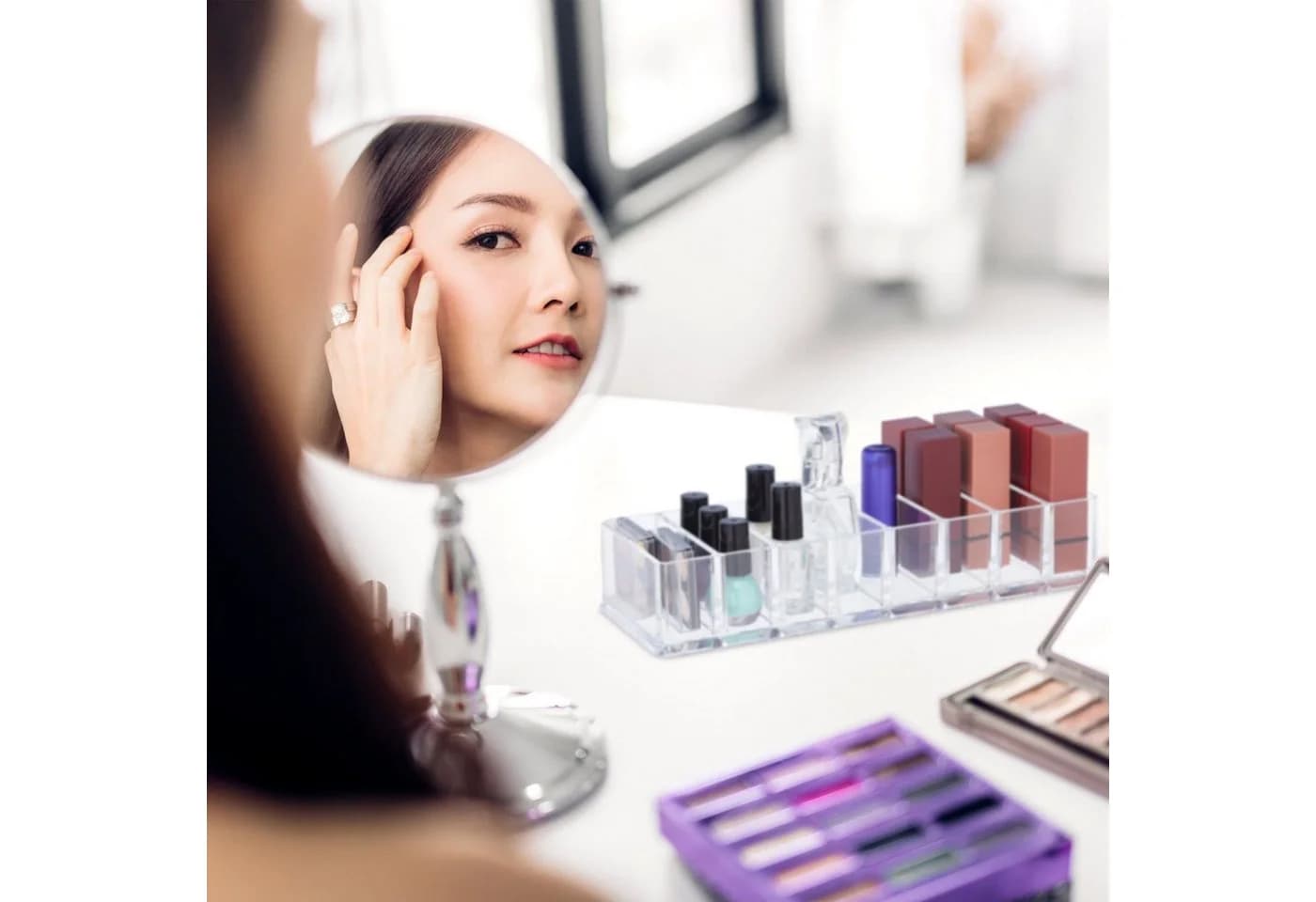 relaxdays Make-Up Organizer mit 8 Fächern - Bild 5