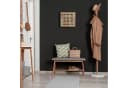 relaxdays Hängeschrank Schmaler Wandschrank aus Walnussholz Braun Bild 5