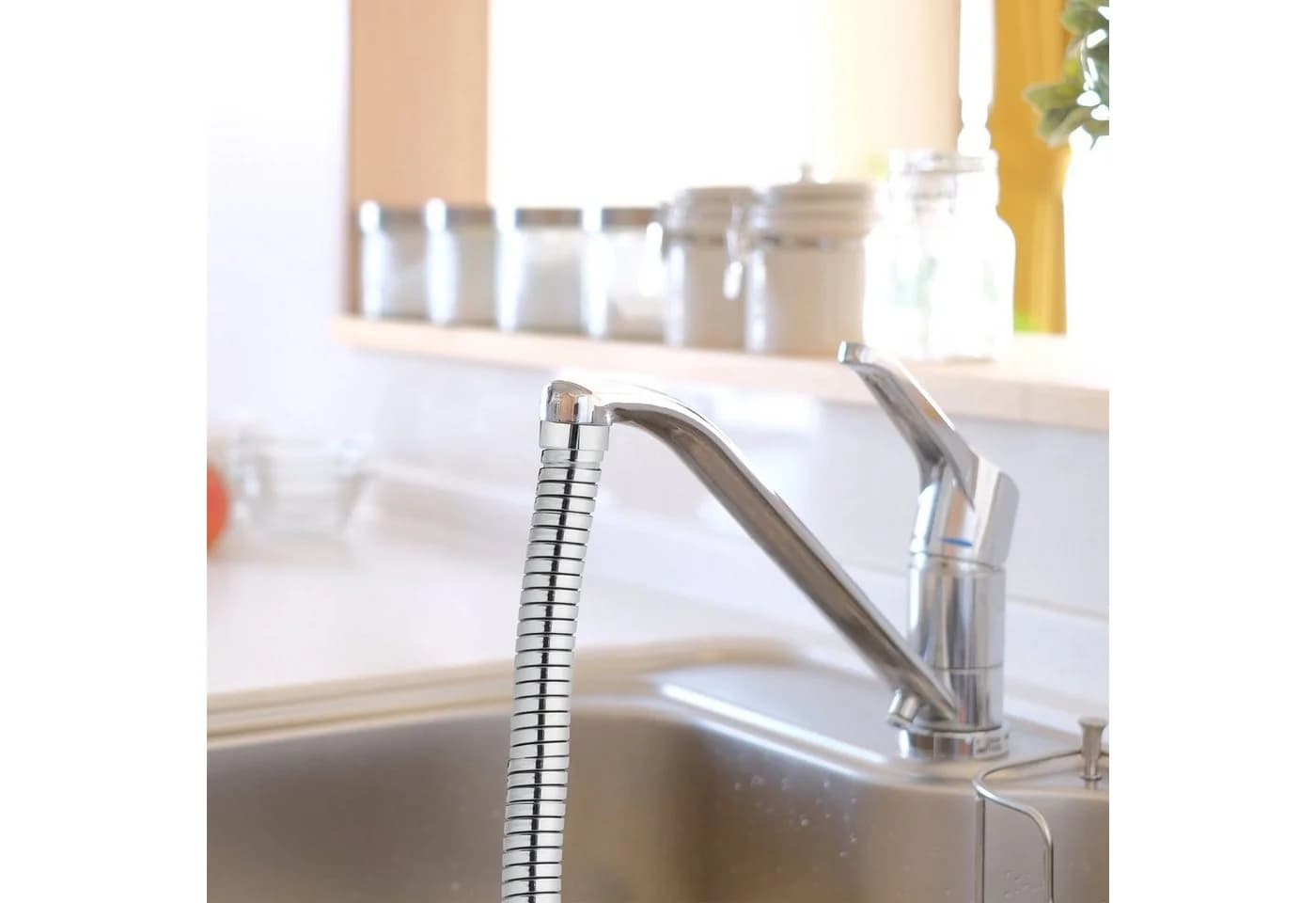 relaxdays Wasserhahn Verlängerung mit 4 Gewinden Silber - Bild 5
