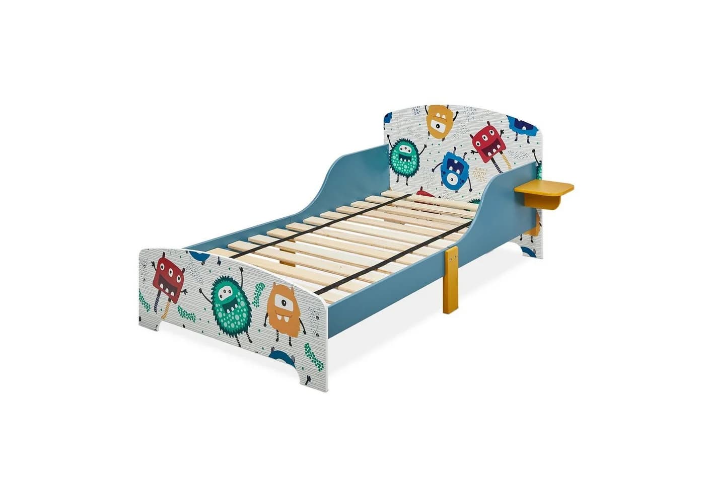 relaxdays Kinderbett kleine Monster mit Ablage Bunt - Bild 2