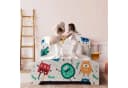 relaxdays Kinderbett kleine Monster mit Ablage Bunt Bild 3