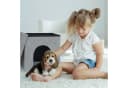 relaxdays Katzenliege Hocker Grau mit Kissen Bild 1
