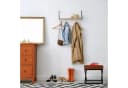 relaxdays Polsterhocker Sitzhocker mit Kunstleder Schwarz Braun Bild 5