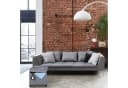 relaxdays Sitzhocker Grau Gepolstert mit Stauraum Bild 5