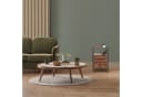 relaxdays Nachttisch Industrial mit 2 Schubladen Schwarz/Braun Bild 1