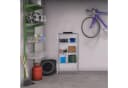 relaxdays Schwerlastregal 4 Ebenen Silber Stahl Bild 1
