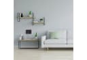 relaxdays Tischleuchte Kristall Schwarz Silber Bild 5