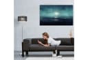 relaxdays Stehlampe Schwarz mit Kristallketten Bild 3