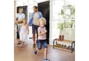 relaxdays Schuhregal 2 Ebenen Bambus Schwarz Bild 5